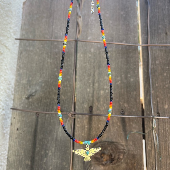 Jewelry - Thunderbird | Western Choker | Seed Bead Choker